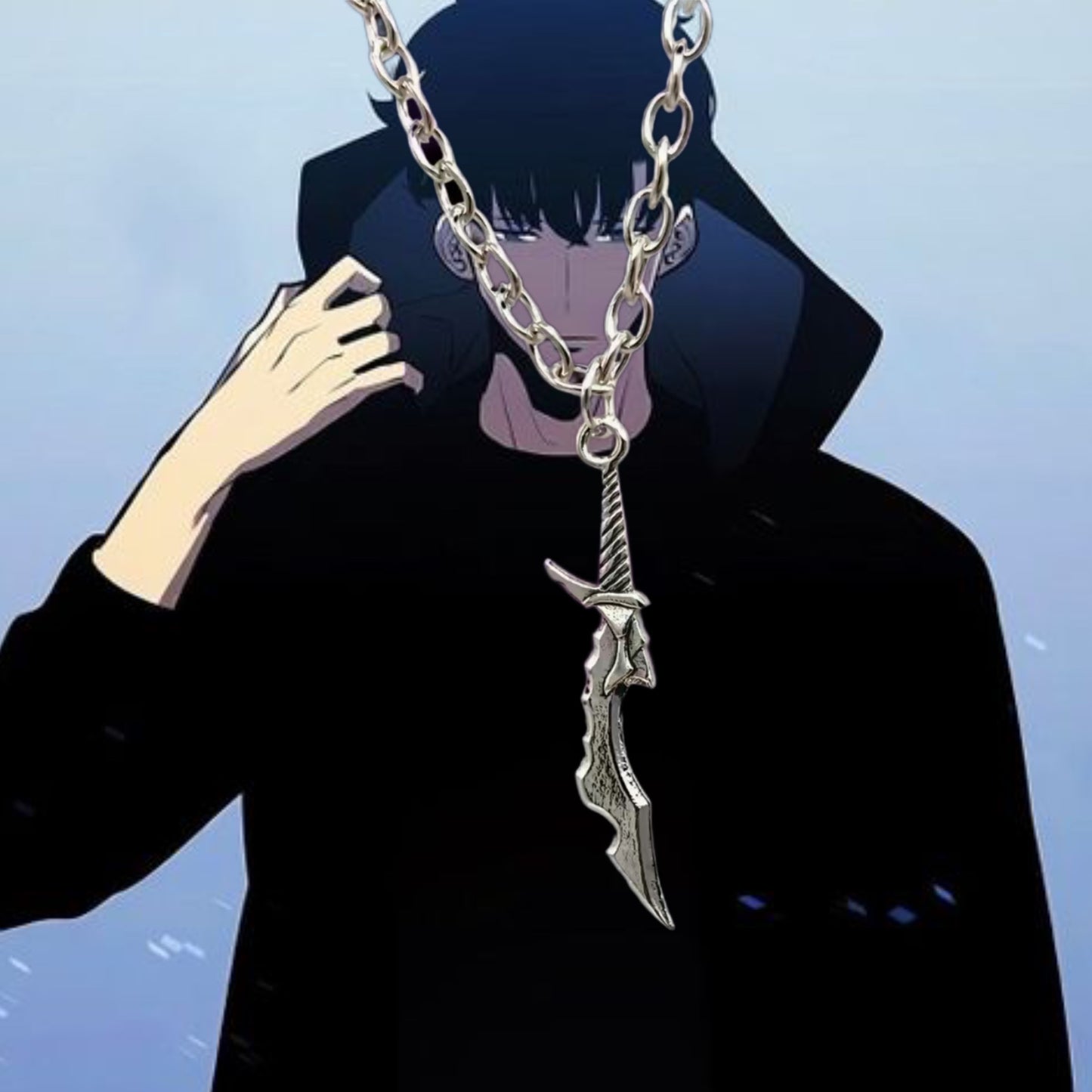 Sung Jin Woo Dagger Necklace