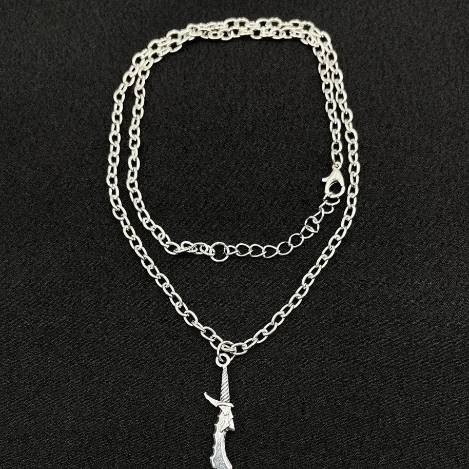 Sung Jin Woo Dagger Necklace