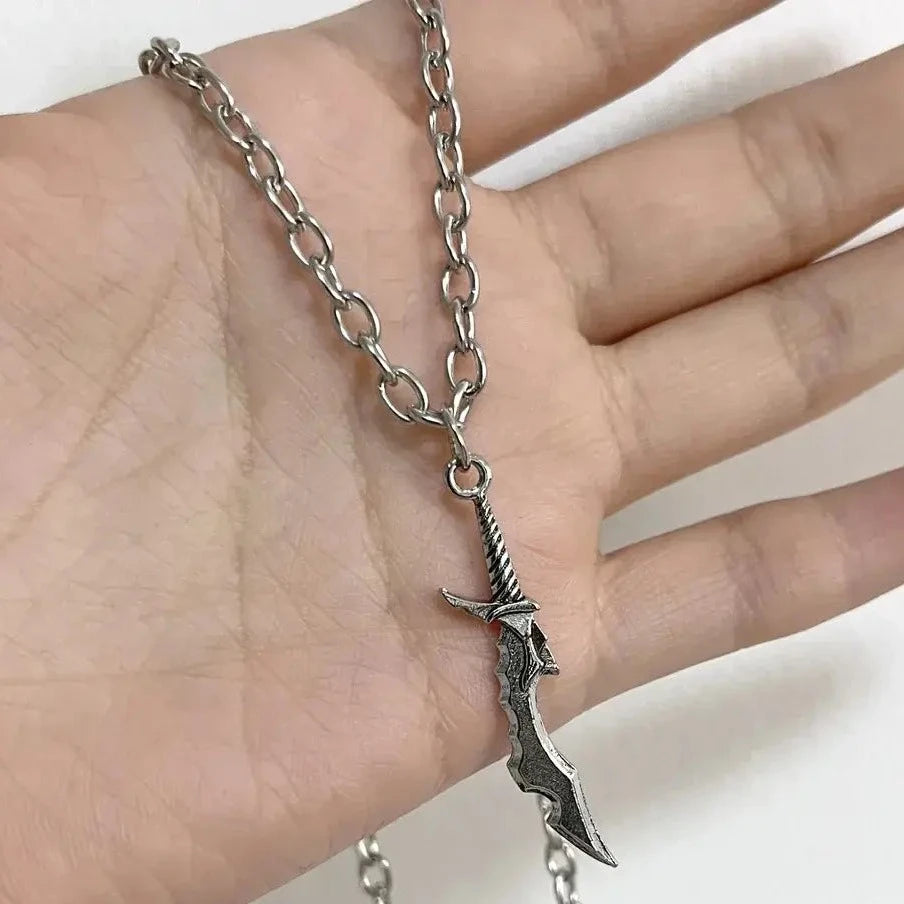 Sung Jin Woo Dagger Necklace